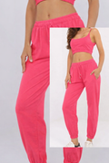 Komplet sportowy spodnie plus top
