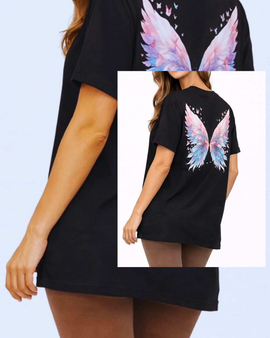 Bluzka Tshirt Motyl